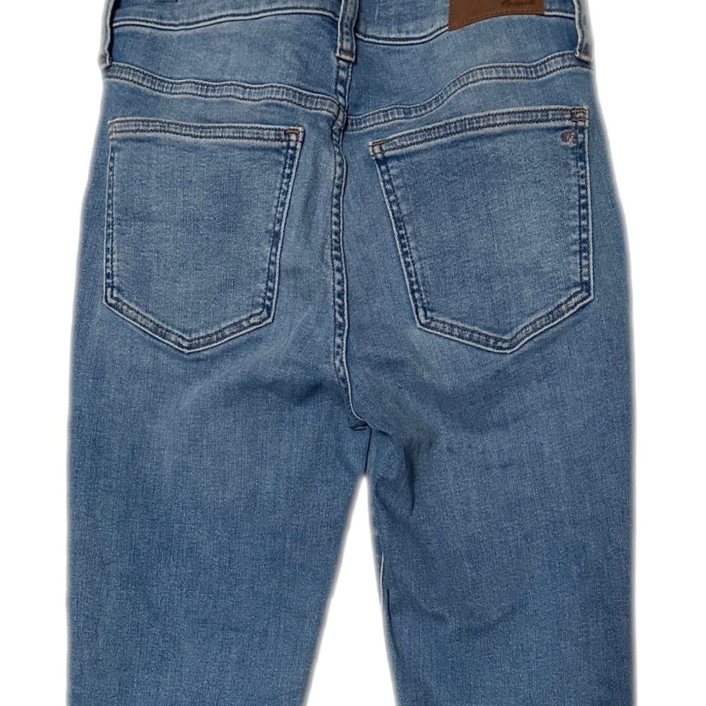 Madewell Kick Out Jeans Women's 26 Blue Stretch Denim Mid Rise Bootcut Pant - Picture 12 of 12